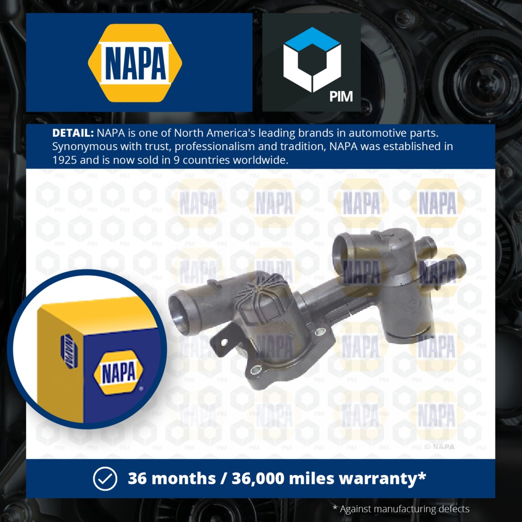 NAPA Coolant Thermostat NTH1161 [PM2020943]