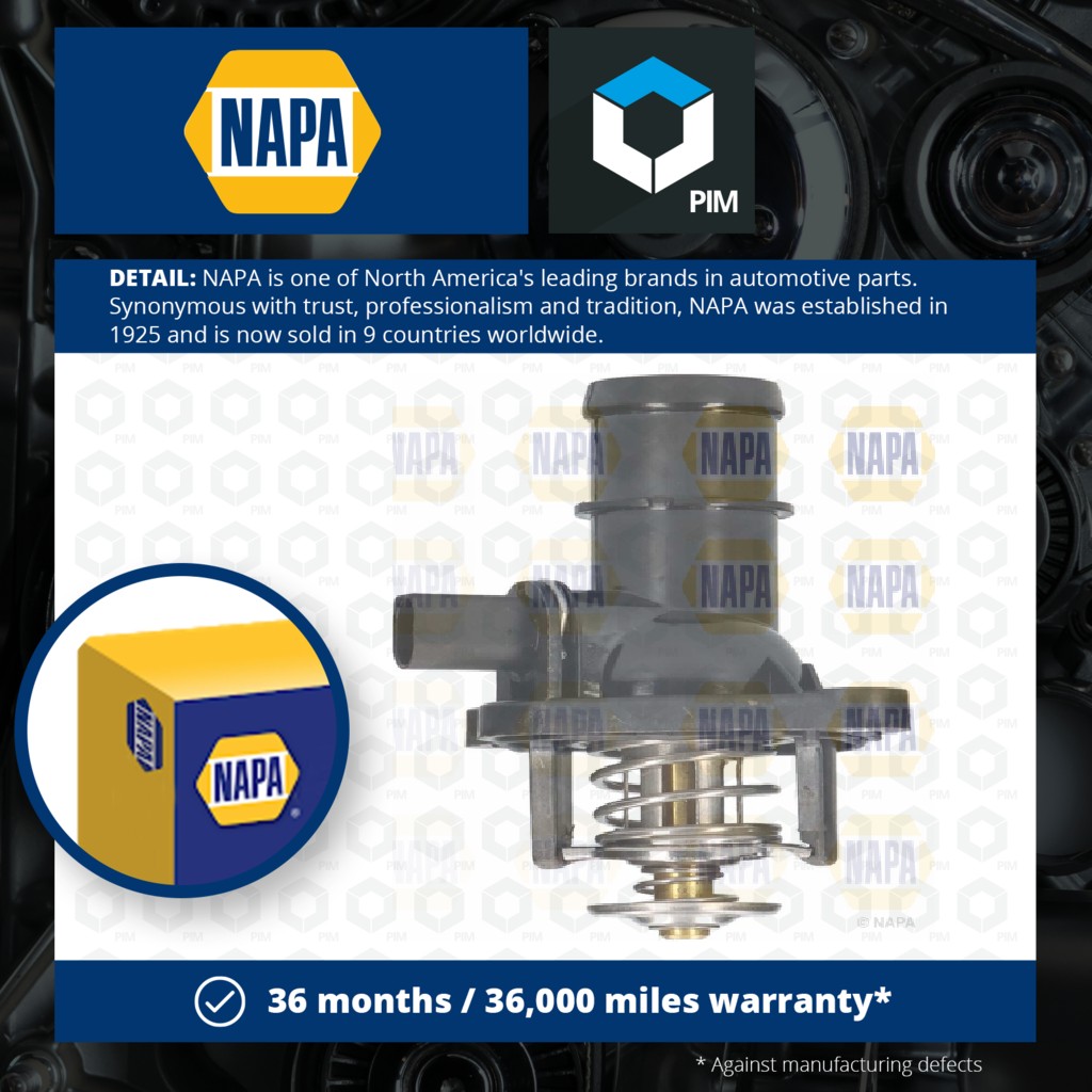 NAPA Coolant Thermostat NTH1158 [PM2020941]