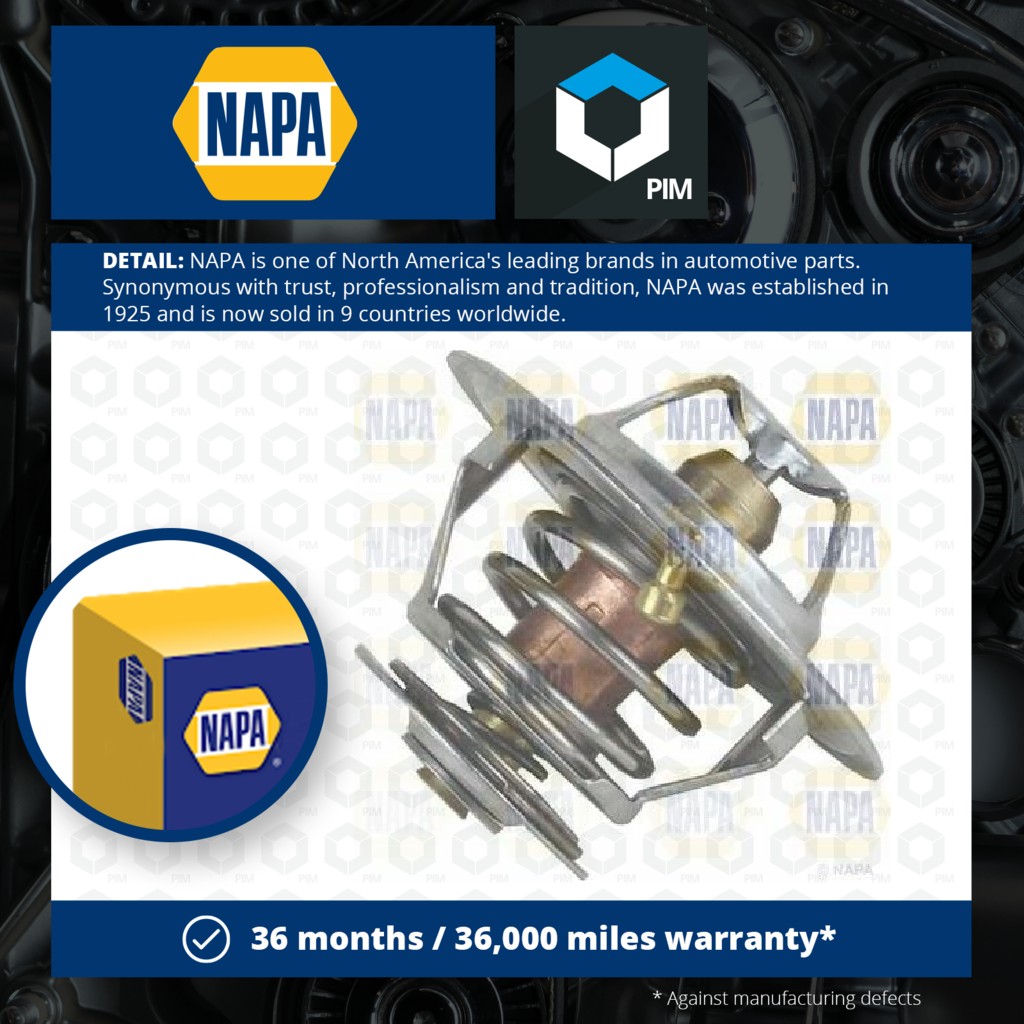 NAPA Coolant Thermostat NTH1156 [PM2020939]