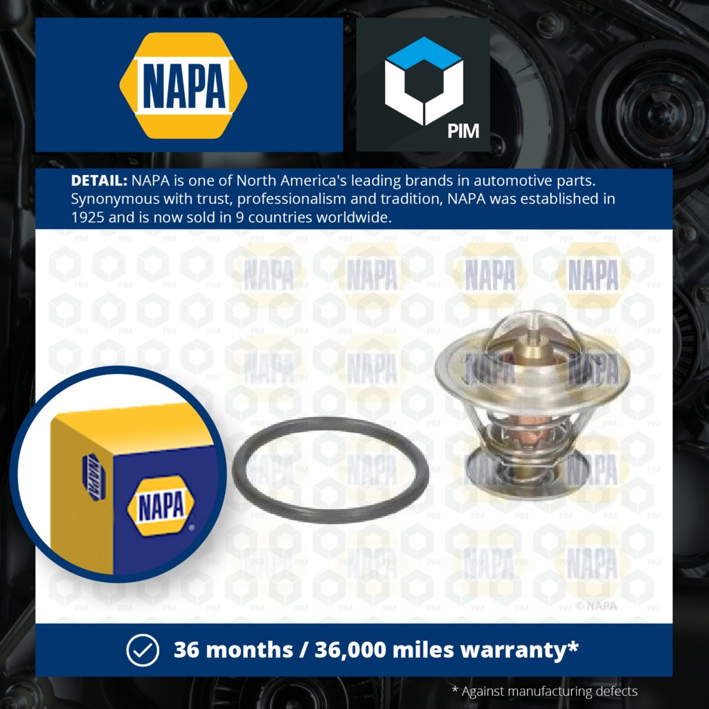 NAPA Coolant Thermostat NTH1139 [PM2020925]