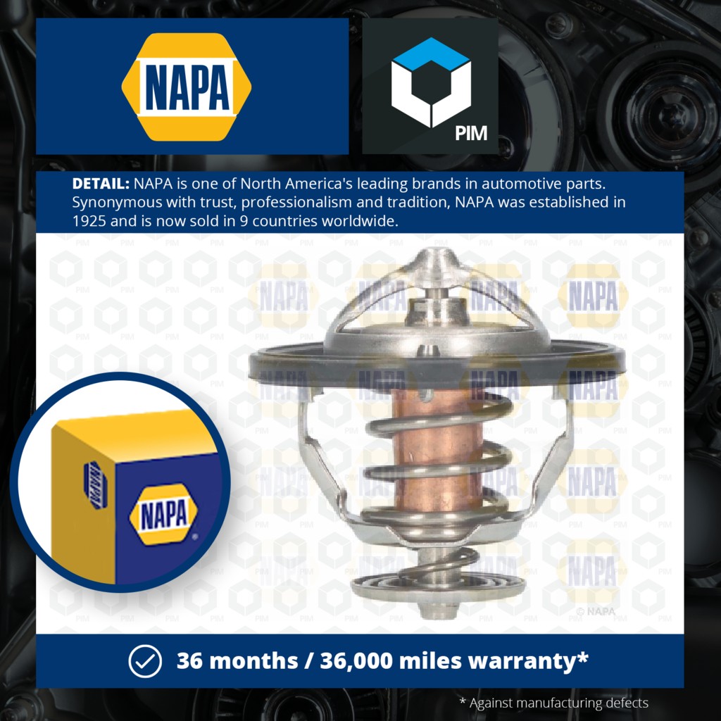 NAPA Coolant Thermostat NTH1124 [PM2020915]