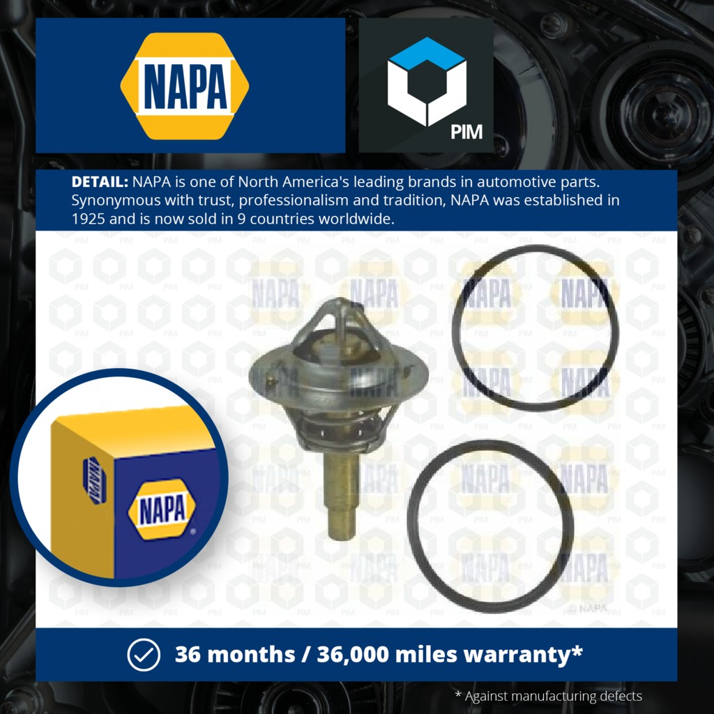 NAPA Coolant Thermostat NTH1109 [PM2020900]