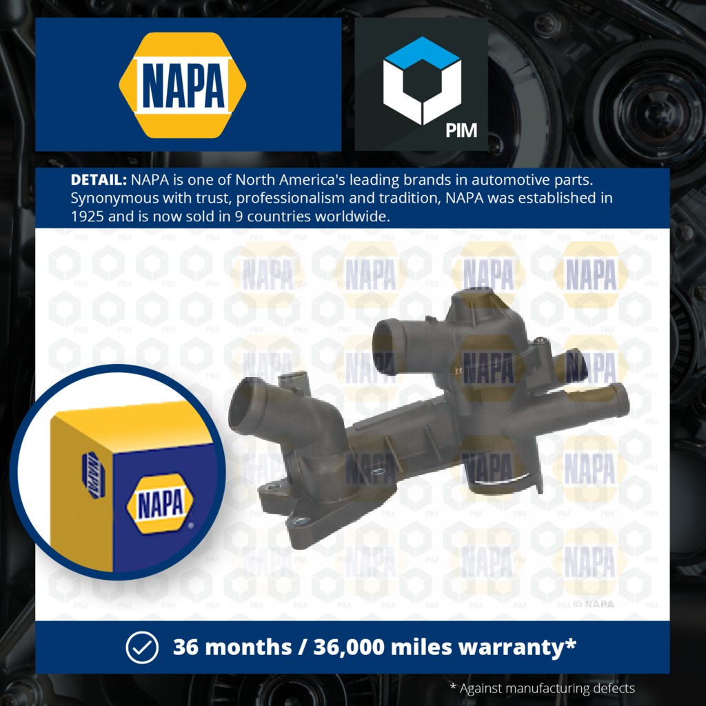 NAPA Coolant Thermostat NTH1107 [PM2020898]