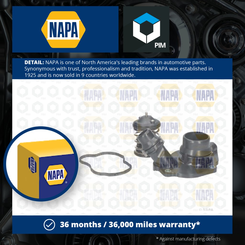NAPA Coolant Thermostat NTH1104 [PM2020895]