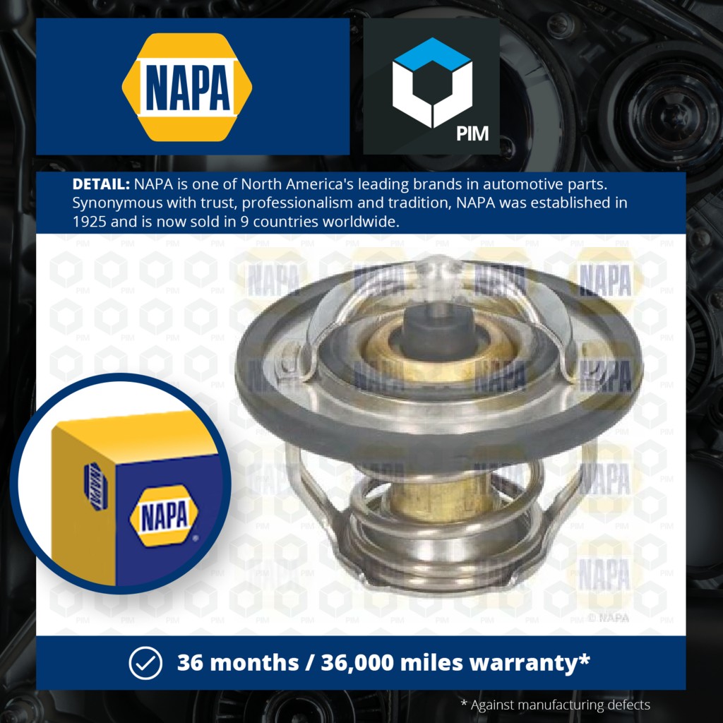NAPA Coolant Thermostat NTH1101 [PM2020892]
