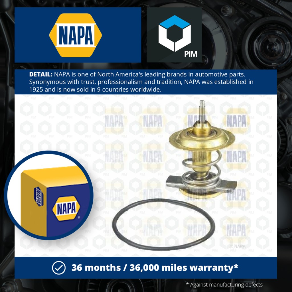 NAPA Coolant Thermostat NTH1099 [PM2020890]