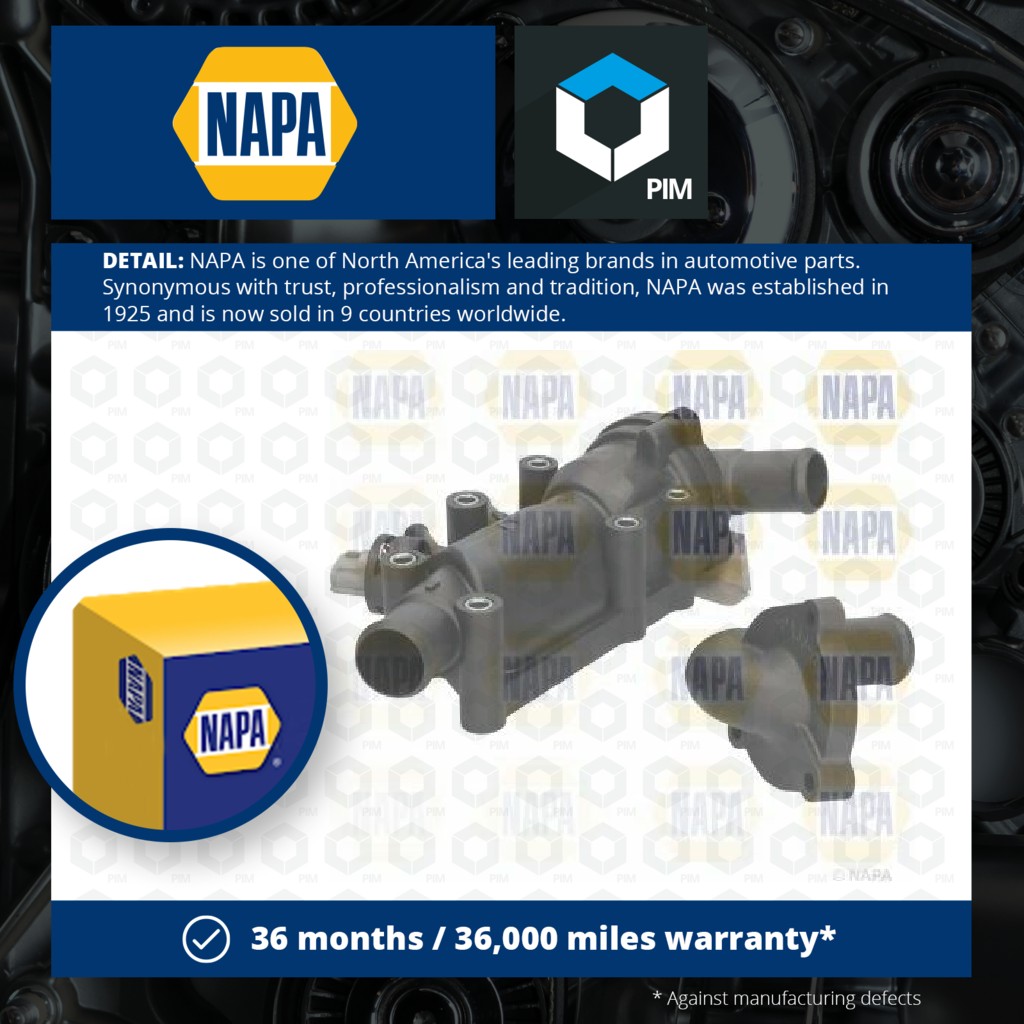 NAPA Coolant Thermostat NTH1092 [PM2020884]