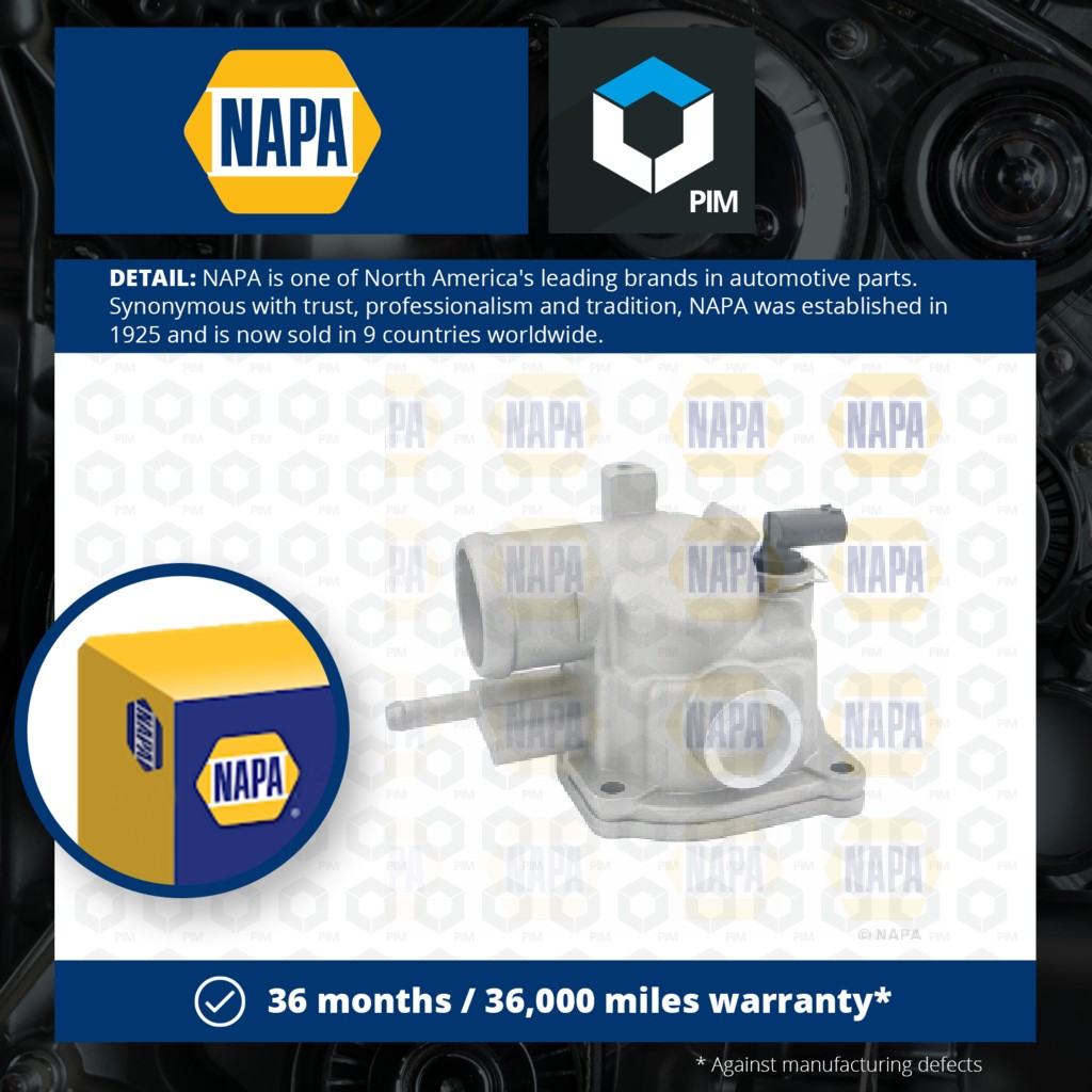 NAPA Coolant Thermostat NTH1075 [PM2020870]