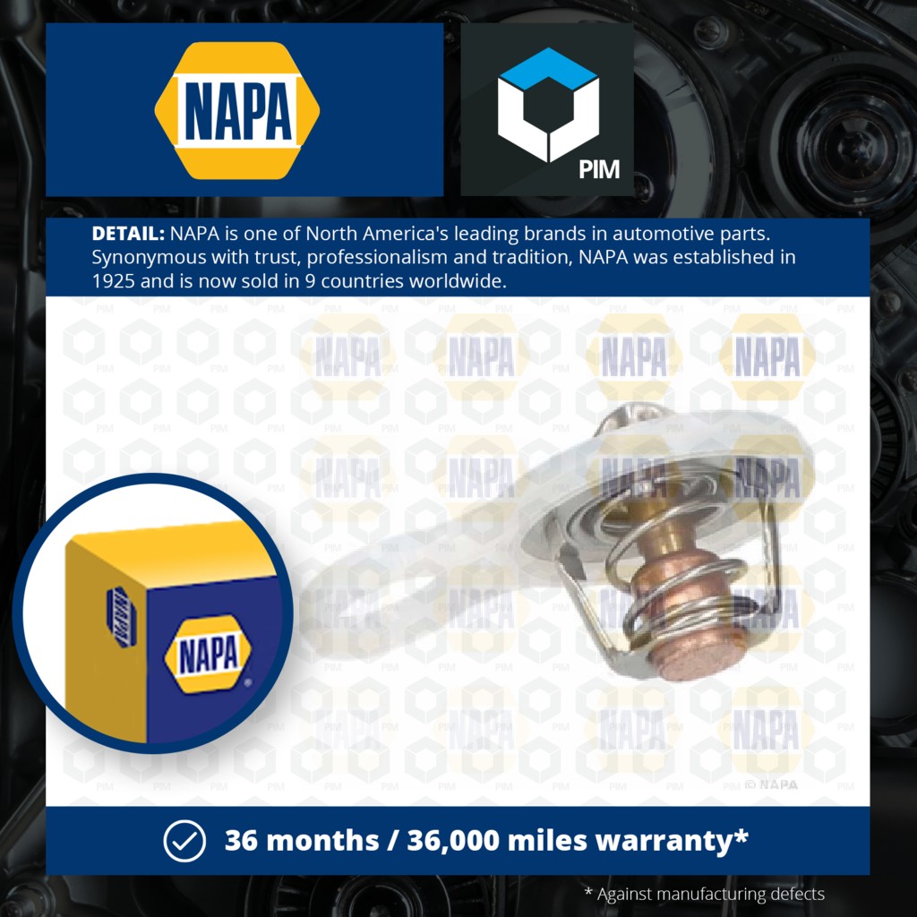 NAPA Coolant Thermostat NTH1030 [PM2020832]