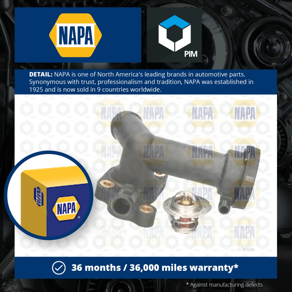 NAPA Coolant Thermostat NTH1024 [PM2020826]