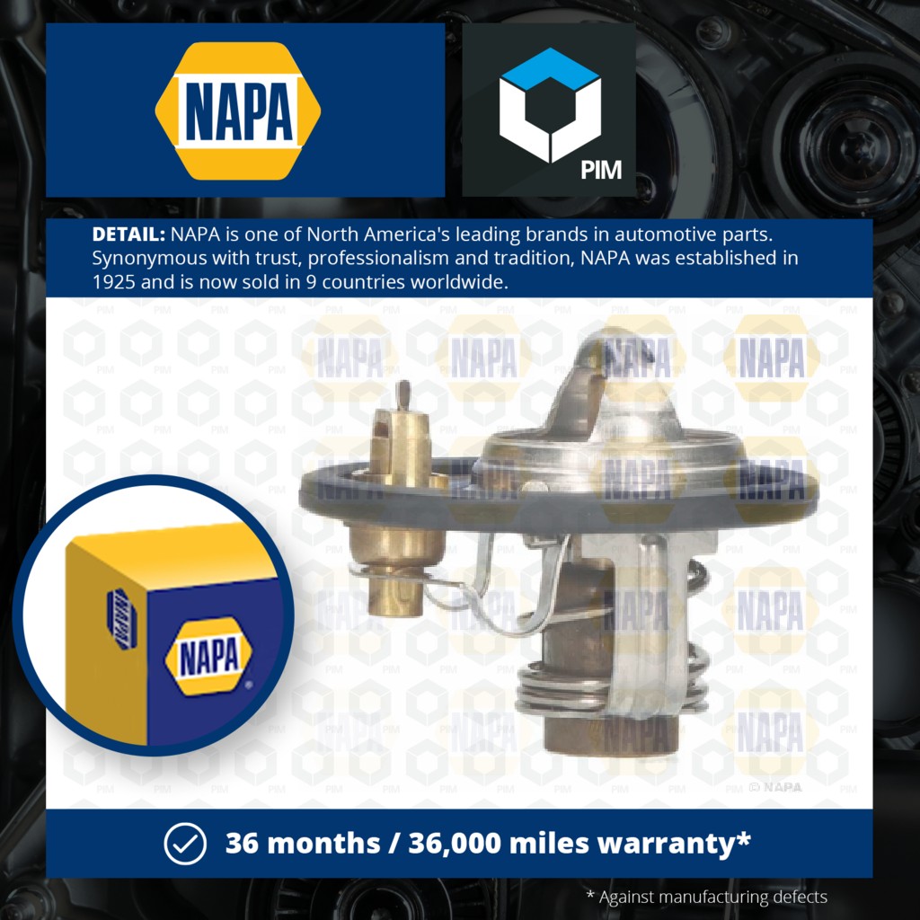 NAPA Coolant Thermostat NTH1019 [PM2020822]