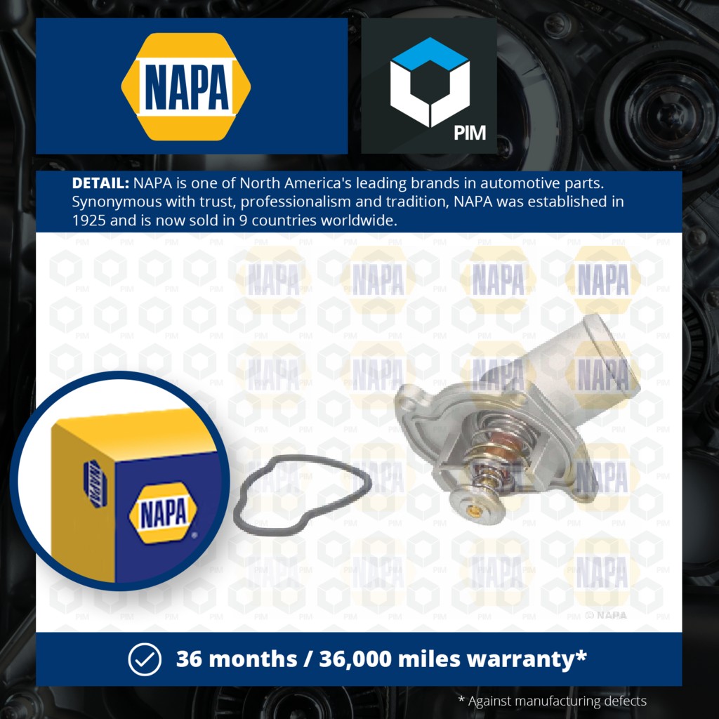 NAPA Coolant Thermostat NTH1010 [PM2020815]