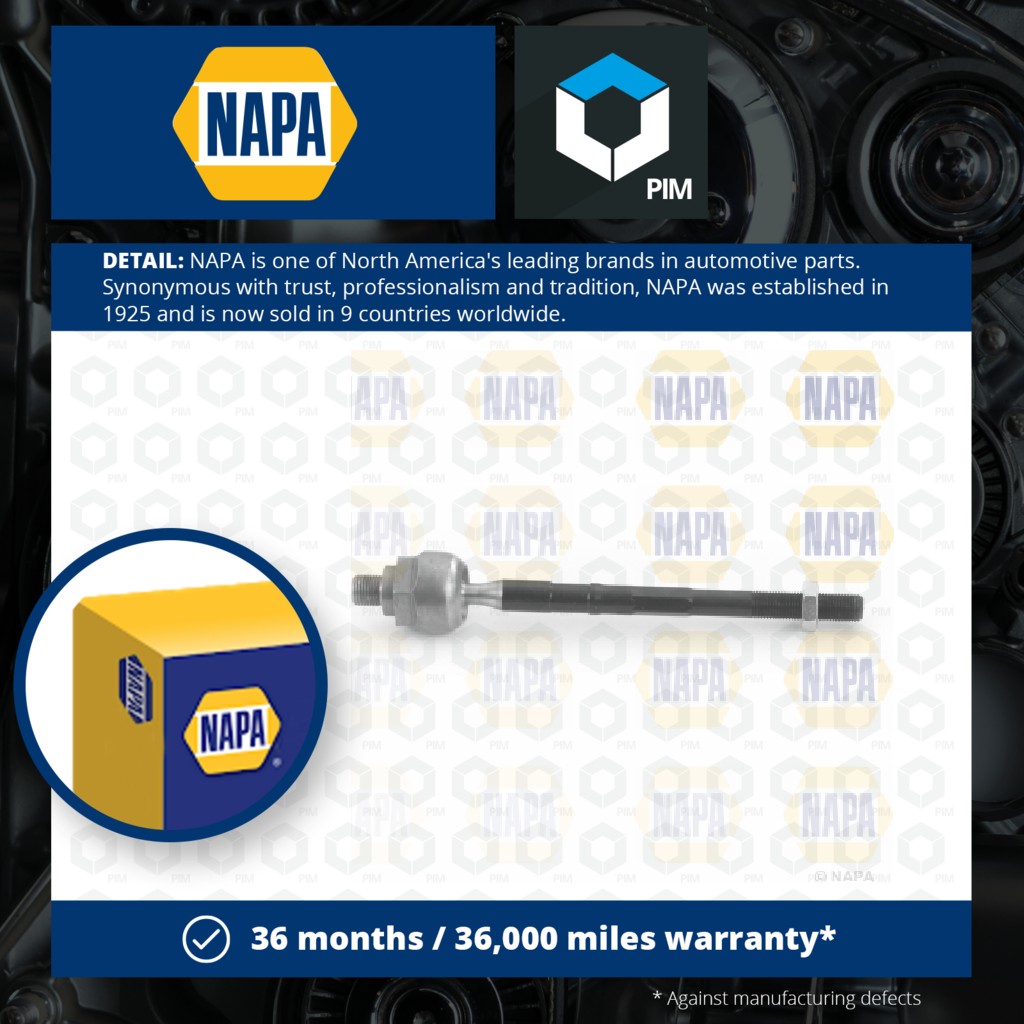 NAPA Inner Rack End Left or Right NST6740 [PM2020781]