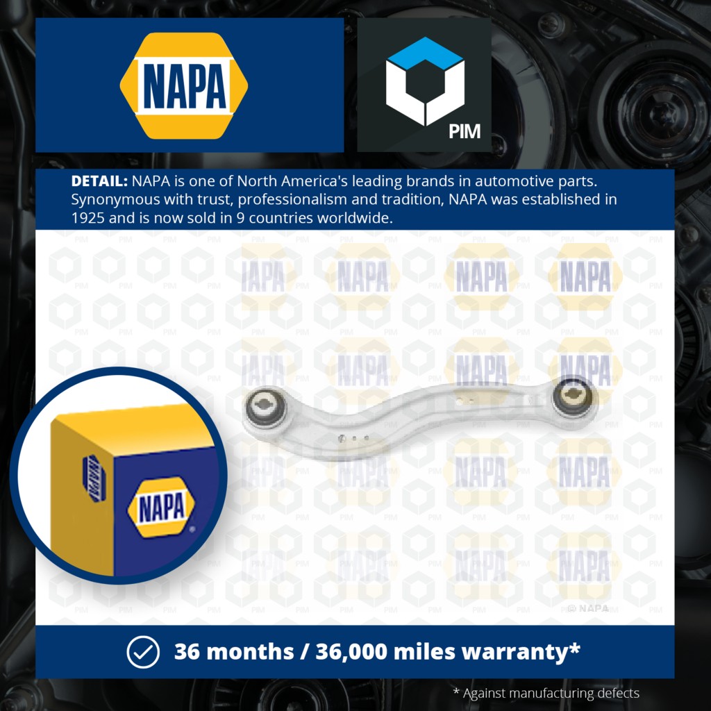 NAPA Wishbone / Suspension Arm Rear Upper NST2833 [PM2020653]