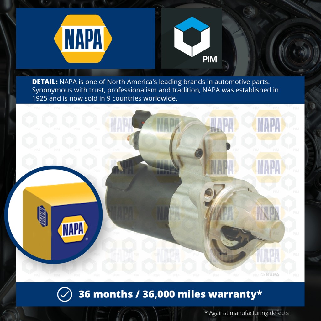 NAPA Starter Motor NSM1653 [PM2020563]