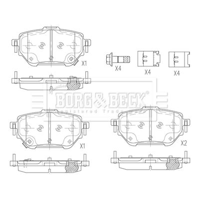 Borg & Beck BBP2875