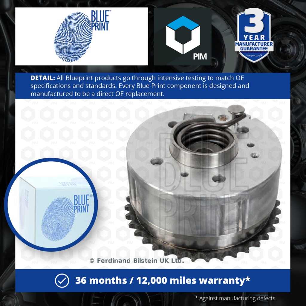 Blue Print Camshaft Adjuster Exhaust Side ADBP740058 [PM2017426]