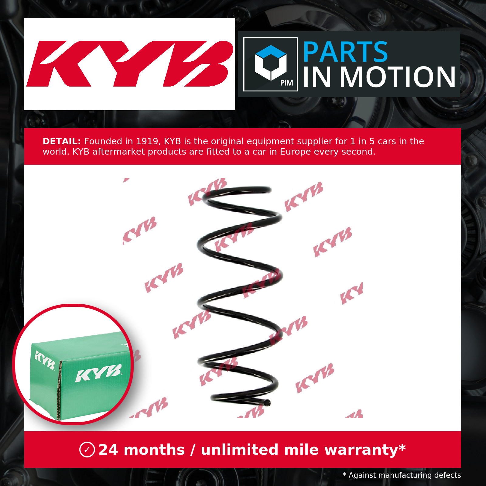 KYB Coil Spring Front RA1487 [PM2015242]
