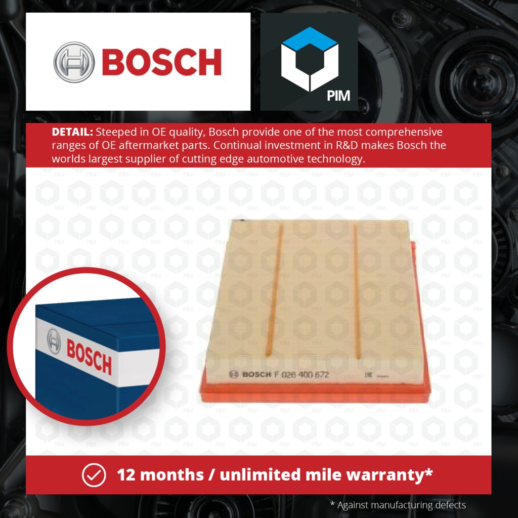 Bosch Air Filter F026400672 [PM2010756]