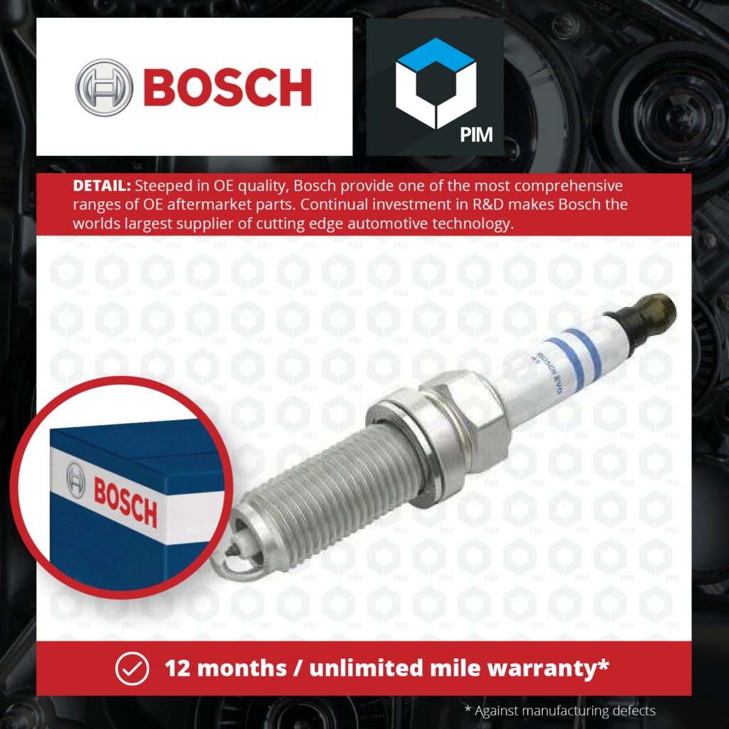 Bosch Spark Plugs Set 4x 0242140565 [PM2009911]