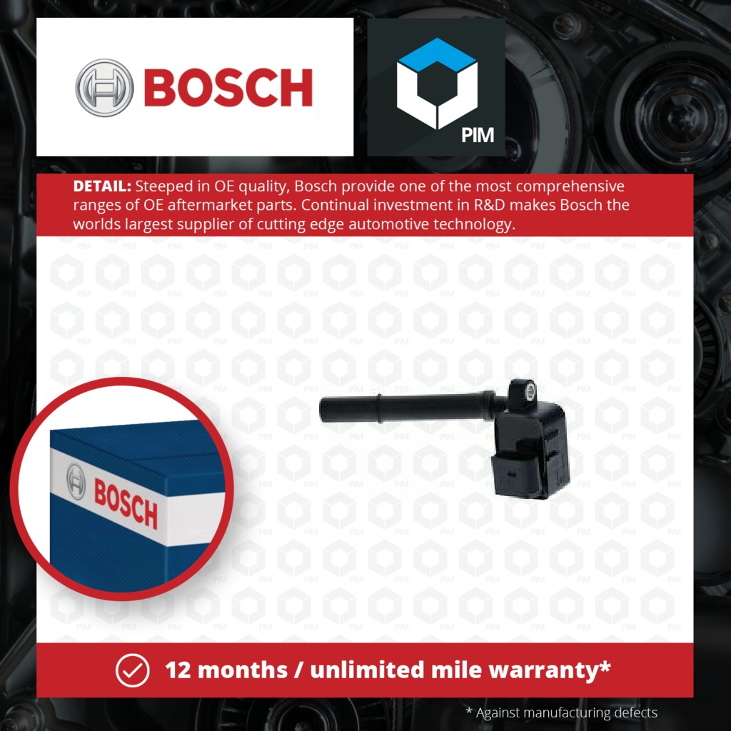 Bosch Ignition Coil 0221604701 [PM2009907]