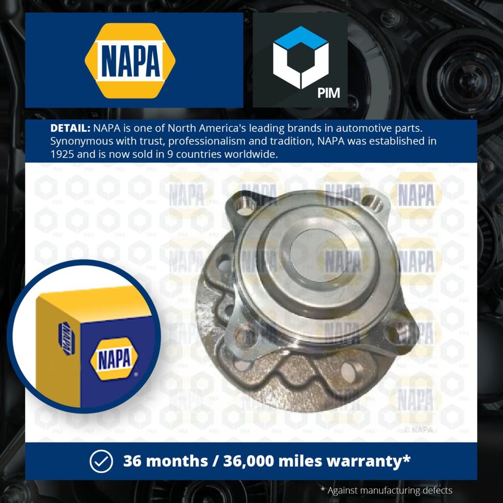 NAPA Wheel Bearing Kit PWB1532 [PM2005780]