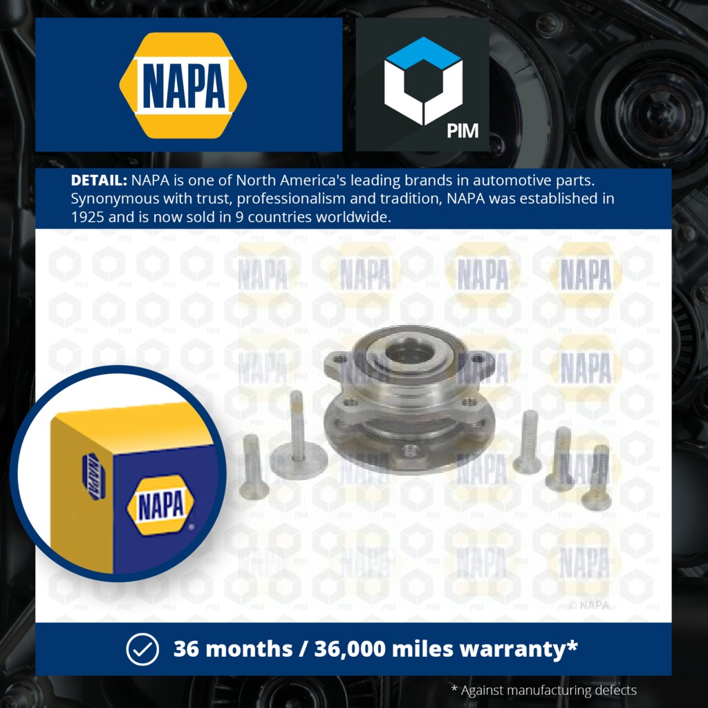 NAPA Wheel Bearing Kit PWB1528 [PM2005776]
