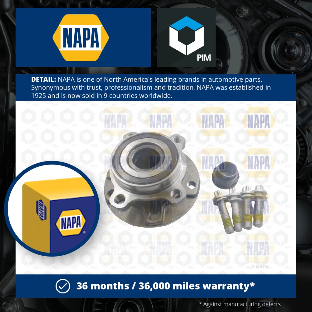 NAPA Wheel Bearing Kit PWB1517 [PM2005765]