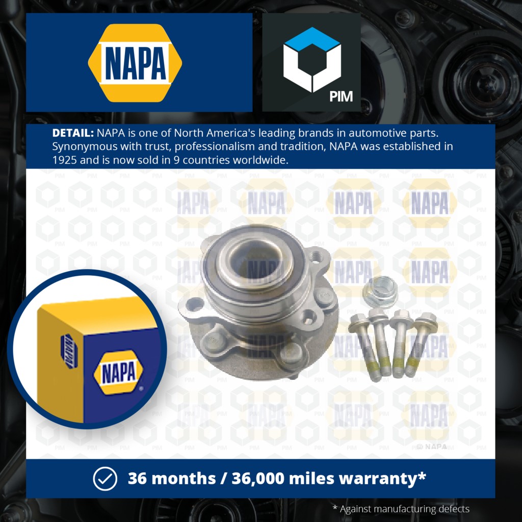 NAPA Wheel Bearing Kit PWB1496 [PM2005744]