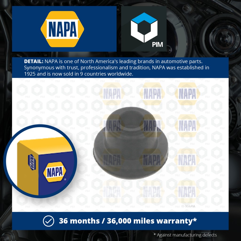 NAPA Wishbone / Control / Trailing Arm Bush Front Lower, Outer NST8183 [PM2005535]