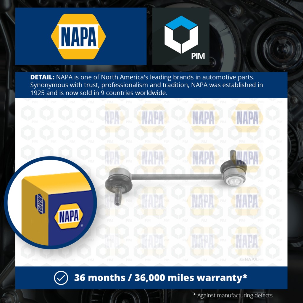 NAPA Anti Roll Bar Link Rear NST4433 [PM2005412]