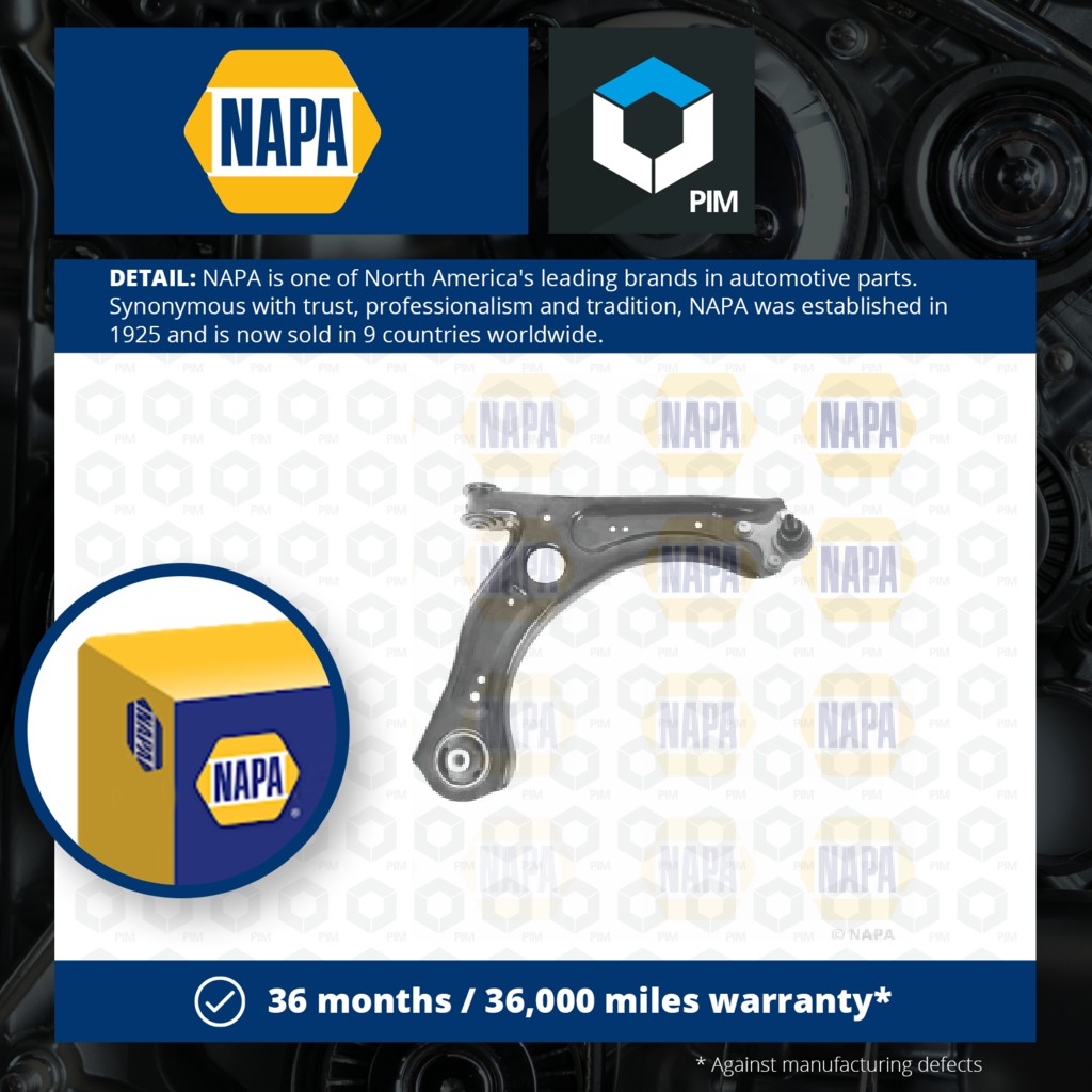 NAPA Wishbone / Suspension Arm Front Right NST2708 [PM2005342]