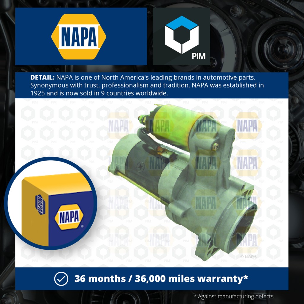 NAPA Starter Motor NSM1621 [PM2005247]