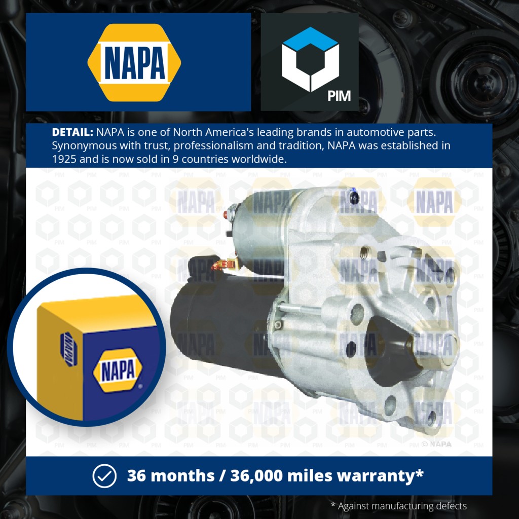 NAPA Starter Motor NSM1588 [PM2005215]
