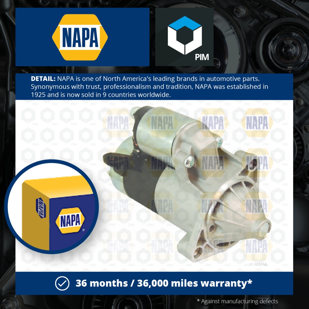 NAPA Starter Motor NSM1573 [PM2005200]