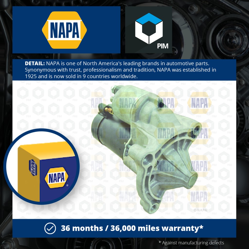 NAPA Starter Motor NSM1570 [PM2005197]
