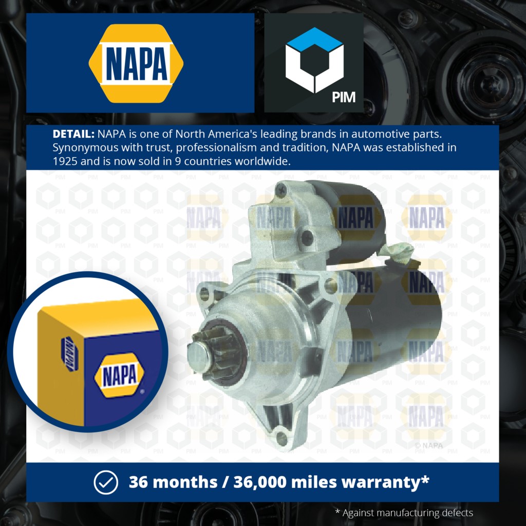 NAPA Starter Motor NSM1567 [PM2005194]