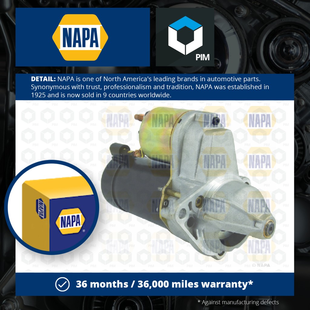 NAPA Starter Motor NSM1563 [PM2005190]