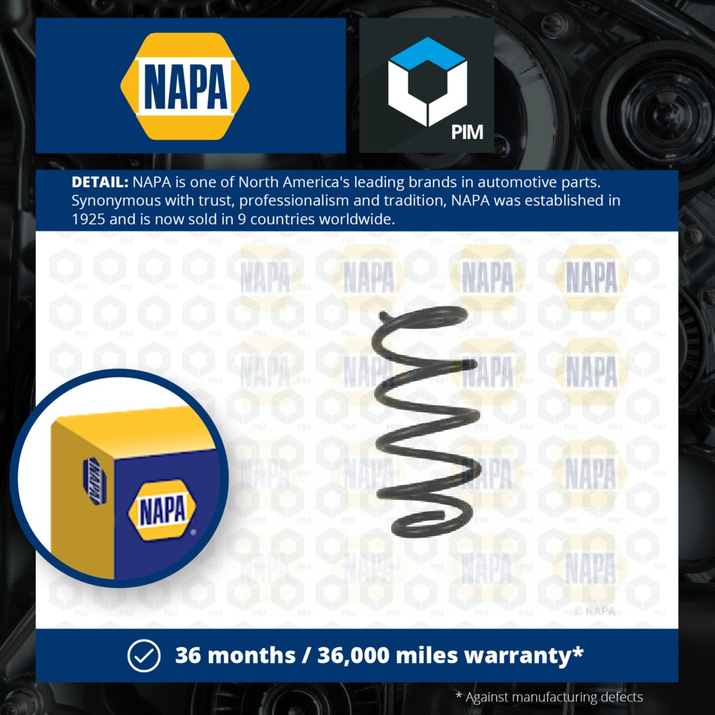 NAPA Coil Spring Front NCS1900 [PM2004721]