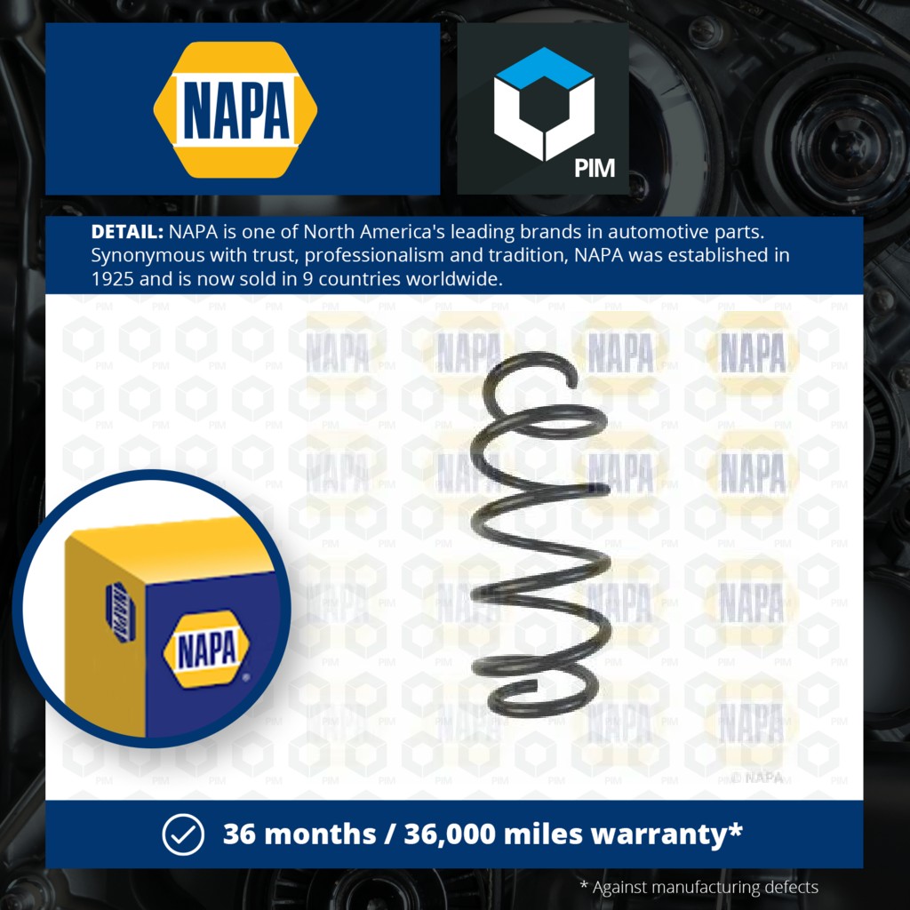 NAPA Coil Spring Front NCS1890 [PM2004711]