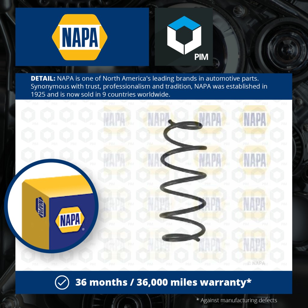 NAPA Coil Spring Front NCS1886 [PM2004707]