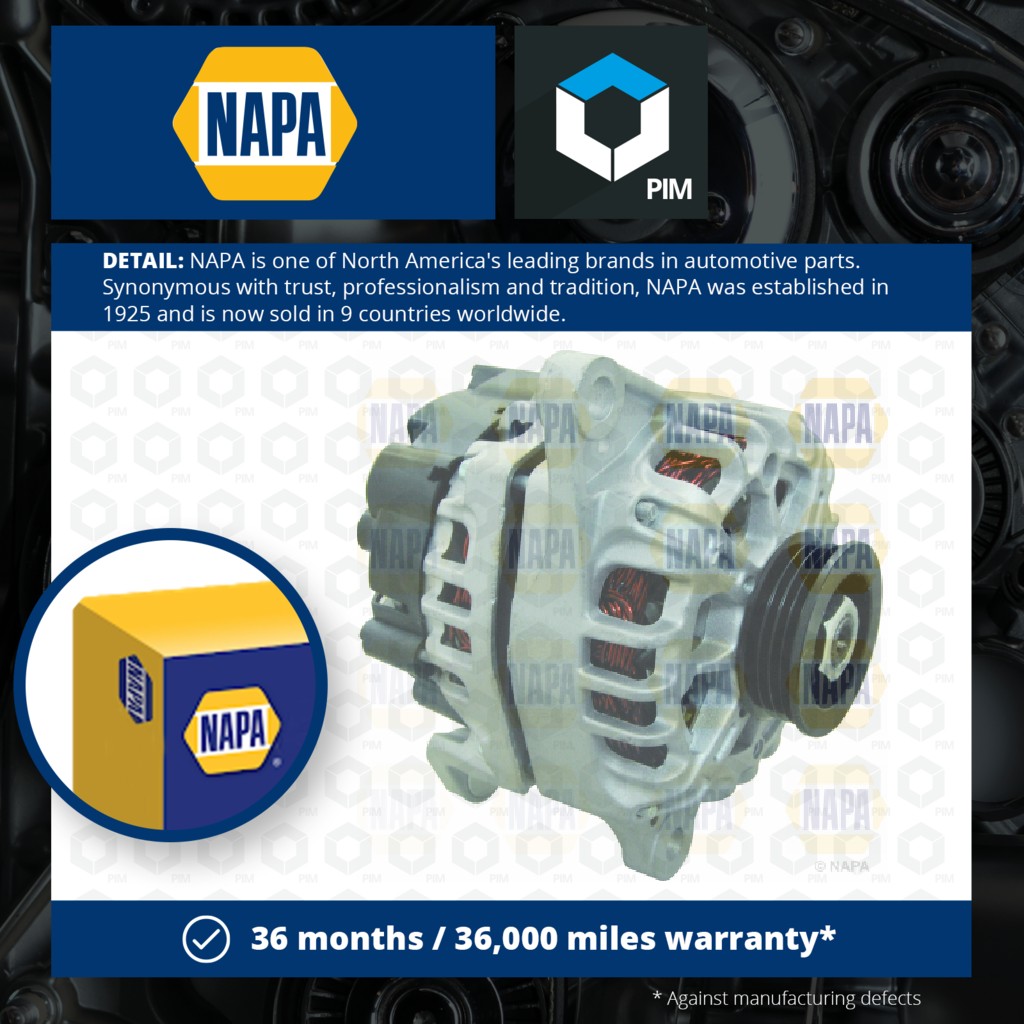 NAPA Alternator NAL1820 [PM2004602]