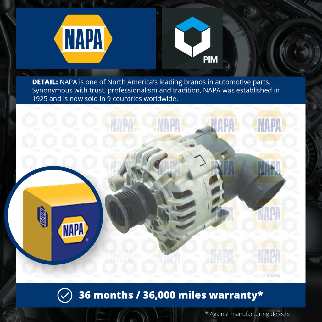 NAPA Alternator NAL1803 [PM2004585]