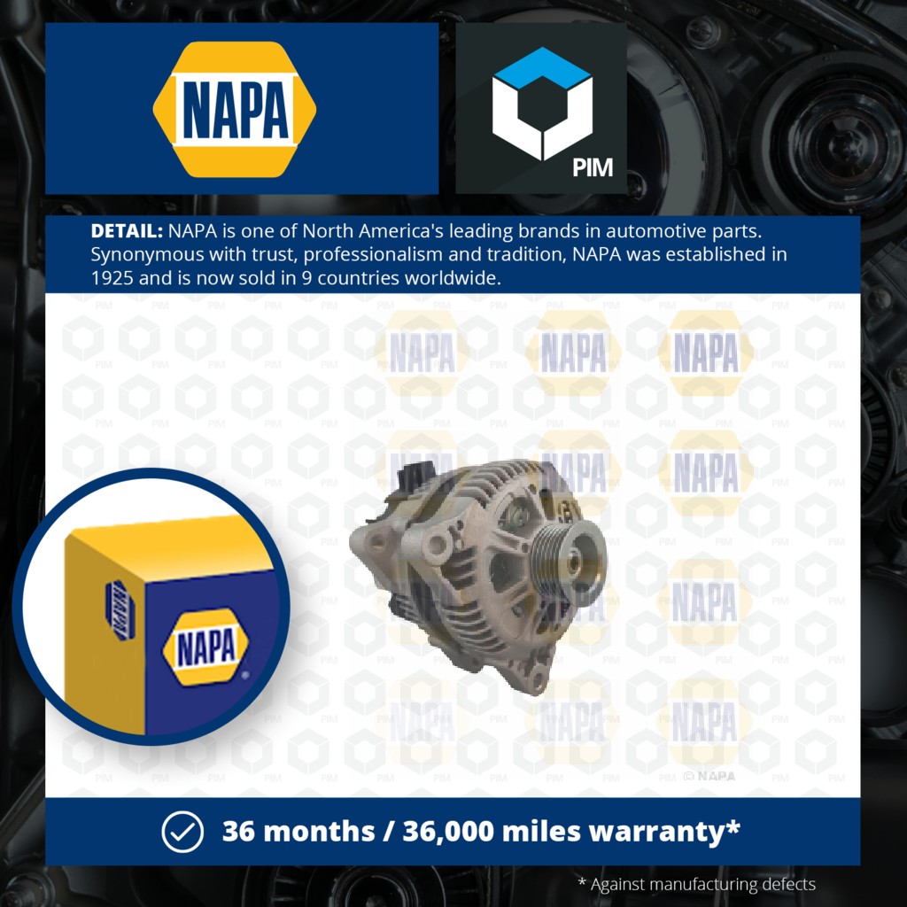 NAPA Alternator NAL1788 [PM2004571]