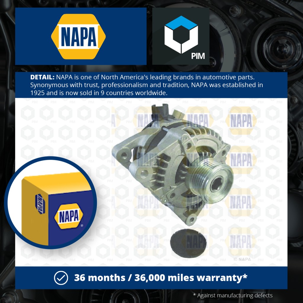 NAPA Alternator NAL1782 [PM2004565]