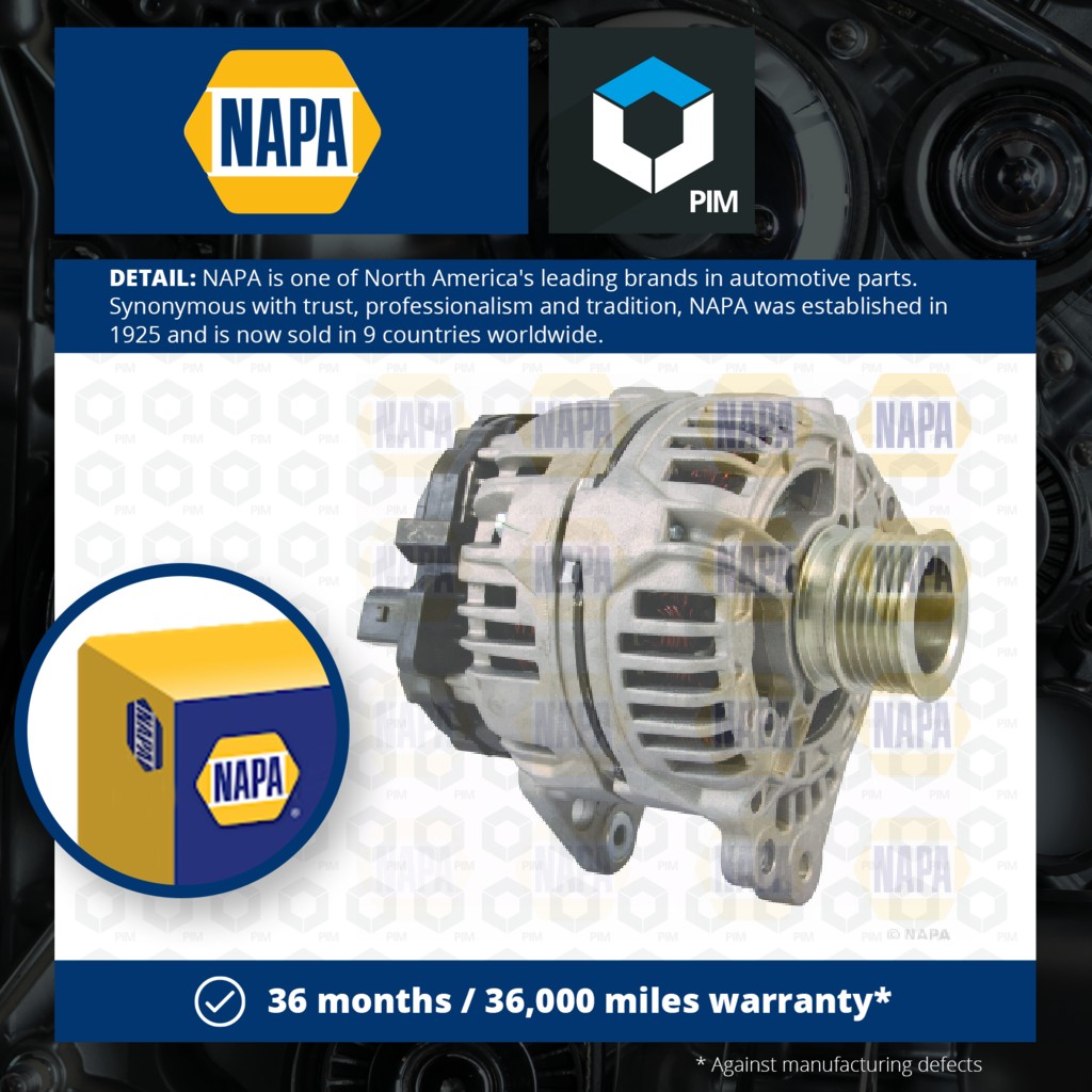 NAPA Alternator NAL1764 [PM2004547]