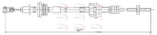 Apec Clutch Cable CAB5012 [PM2003911]