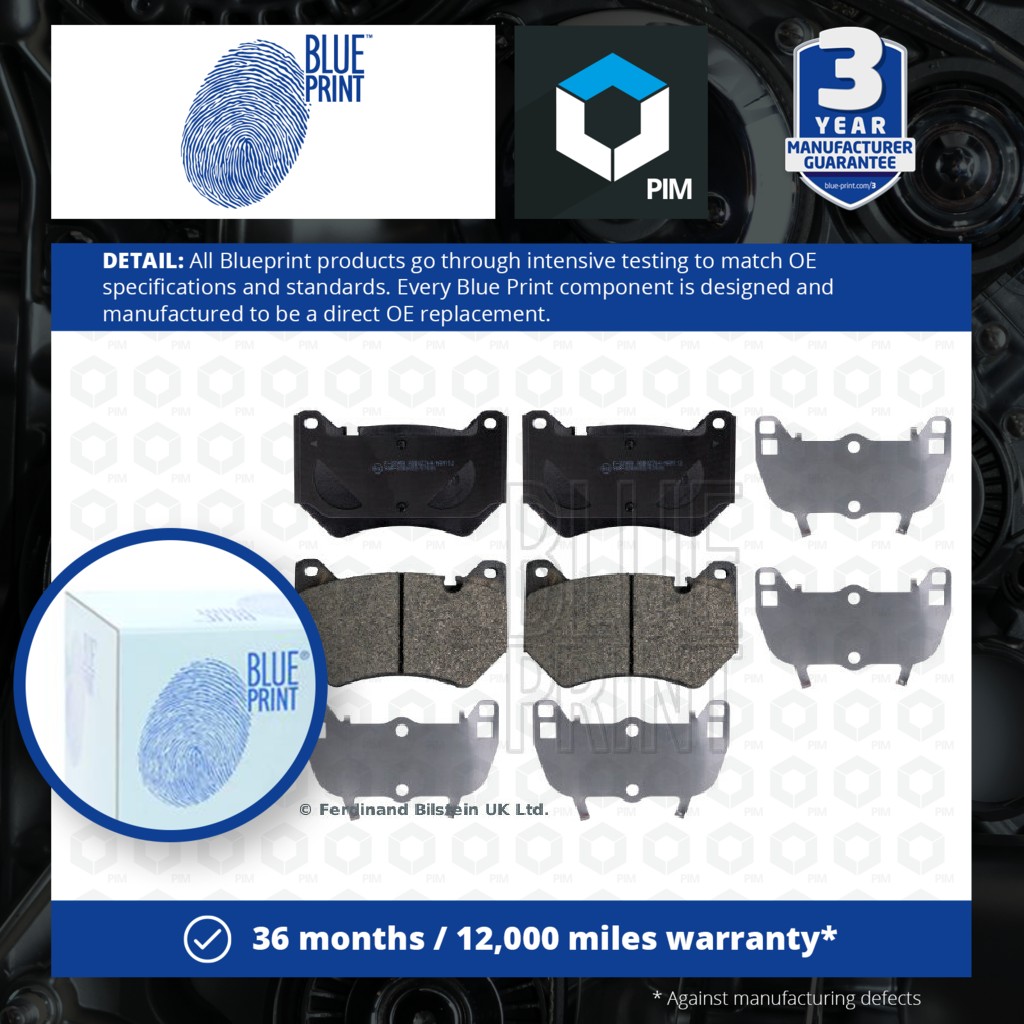 Blue Print Brake Pads Set Front ADBP420077 [PM1998504]