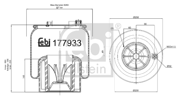 Febi 177933