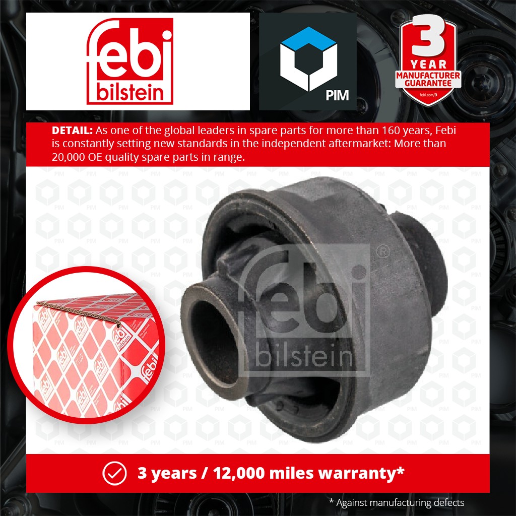 Febi Wishbone / Control / Trailing Arm Bush 177580 [PM1996673]